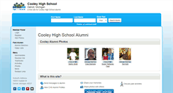 Desktop Screenshot of cooleyhighschool.org